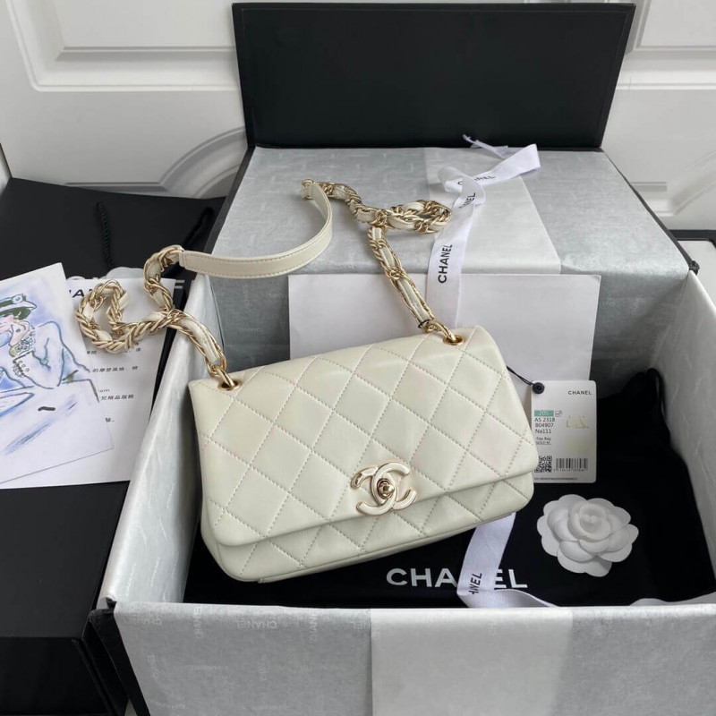 Chanel Lambskin Medium Flap Bag AS2318