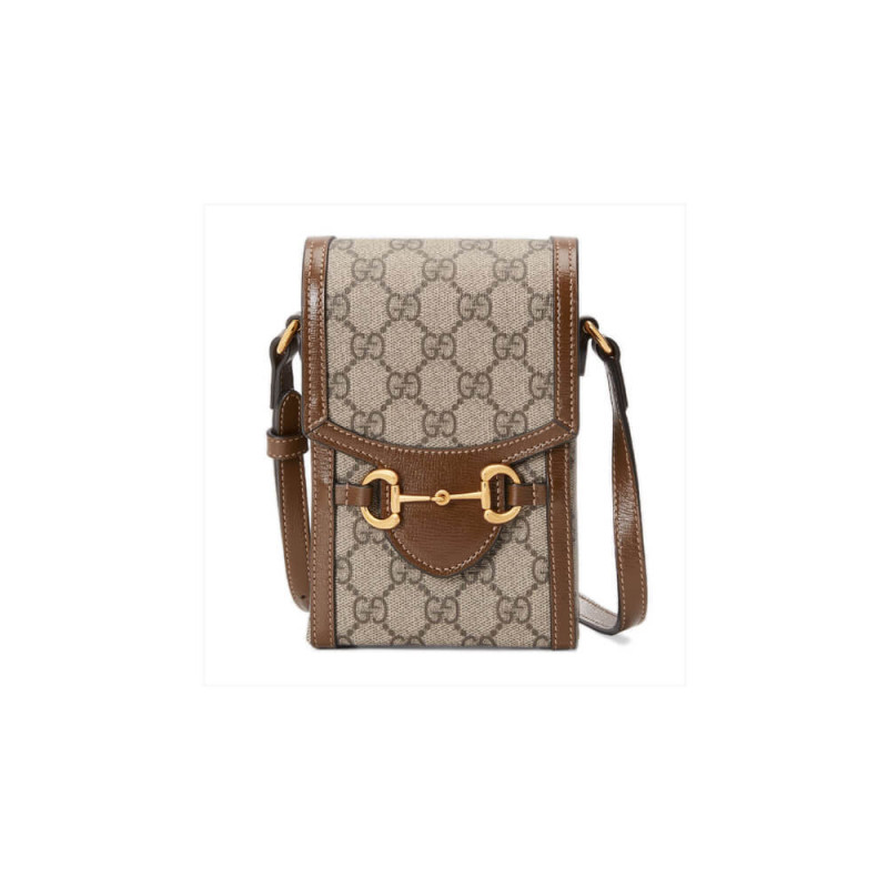 Gucci GG Supreme Horsebit 1955 Mini Bag 625615