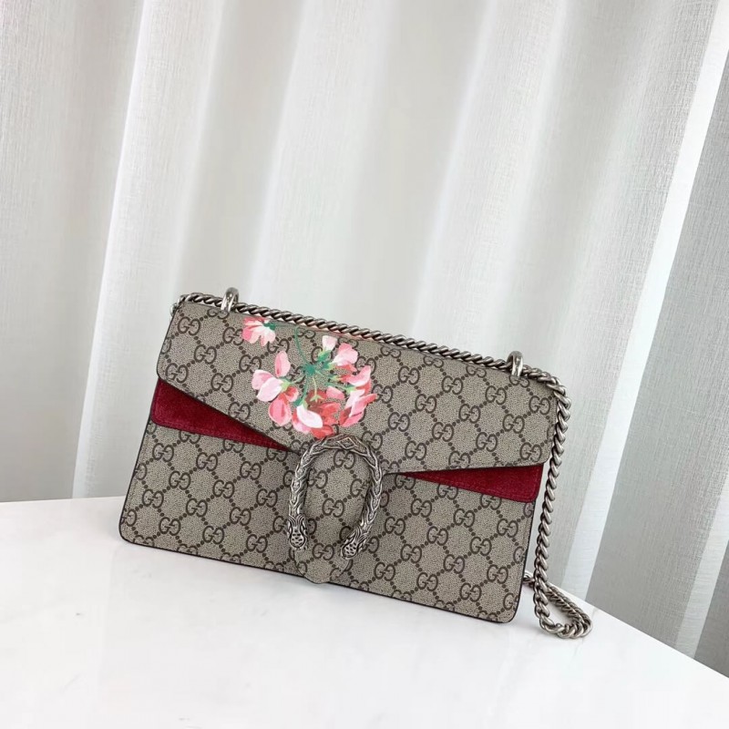 Gucci Dionysus Small GG Blooms Shoulder Bag 400249