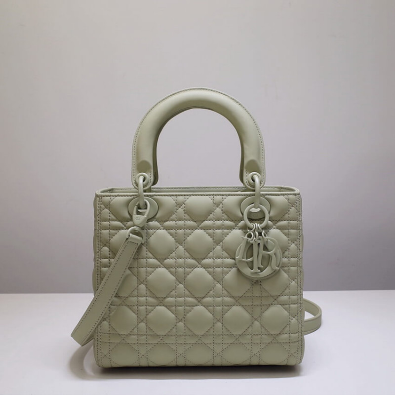 Dior Medium Lady Dior Bag in Ultramatte Cannage Calfskin M0565