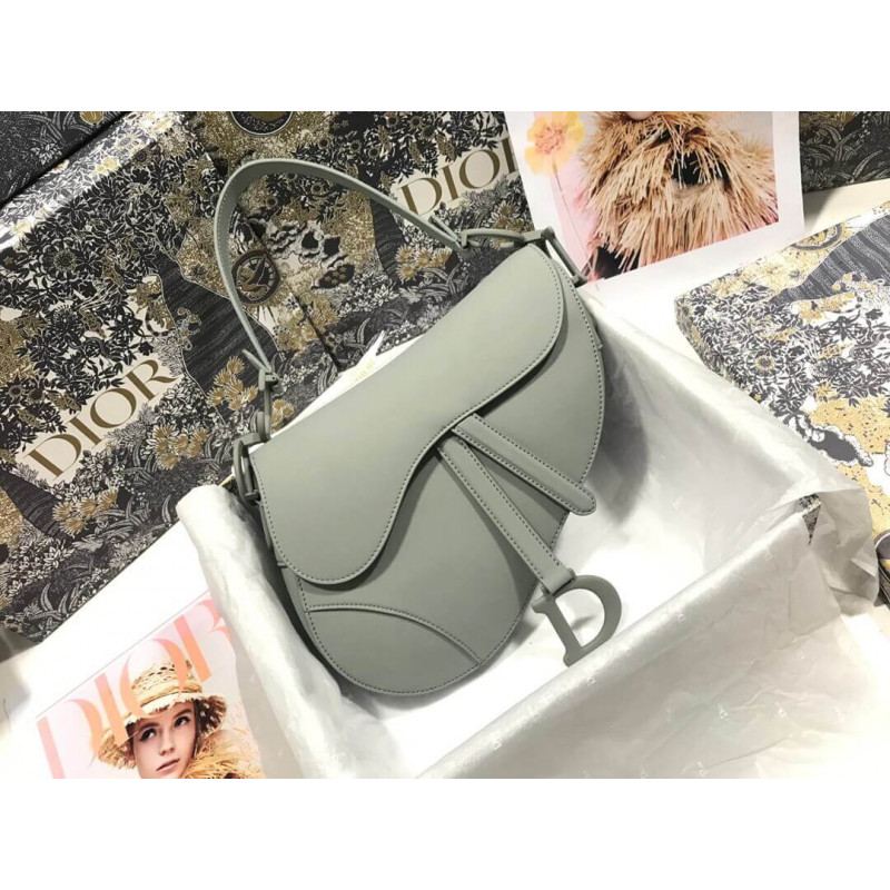 Christian Dior Saddle Bag in Ultramatte Calfskin M0446