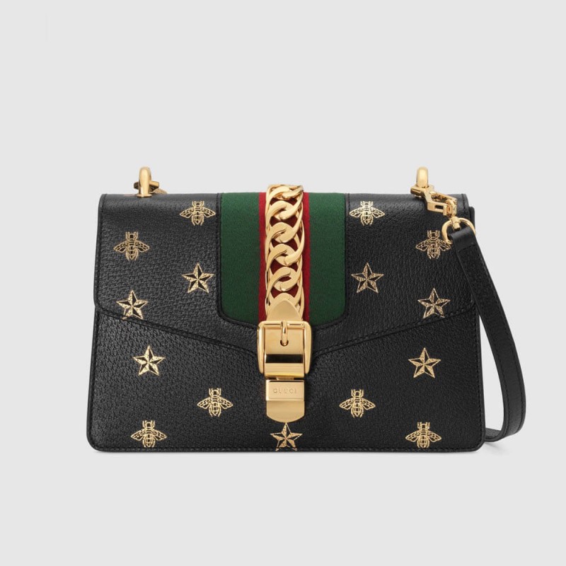 Gucci Sylvie Bee Star Small Shoulder Bag 524405