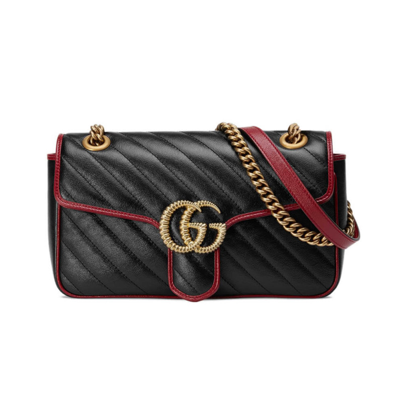 Gucci GG Marmont Small Shoulder Bag 443497 Black