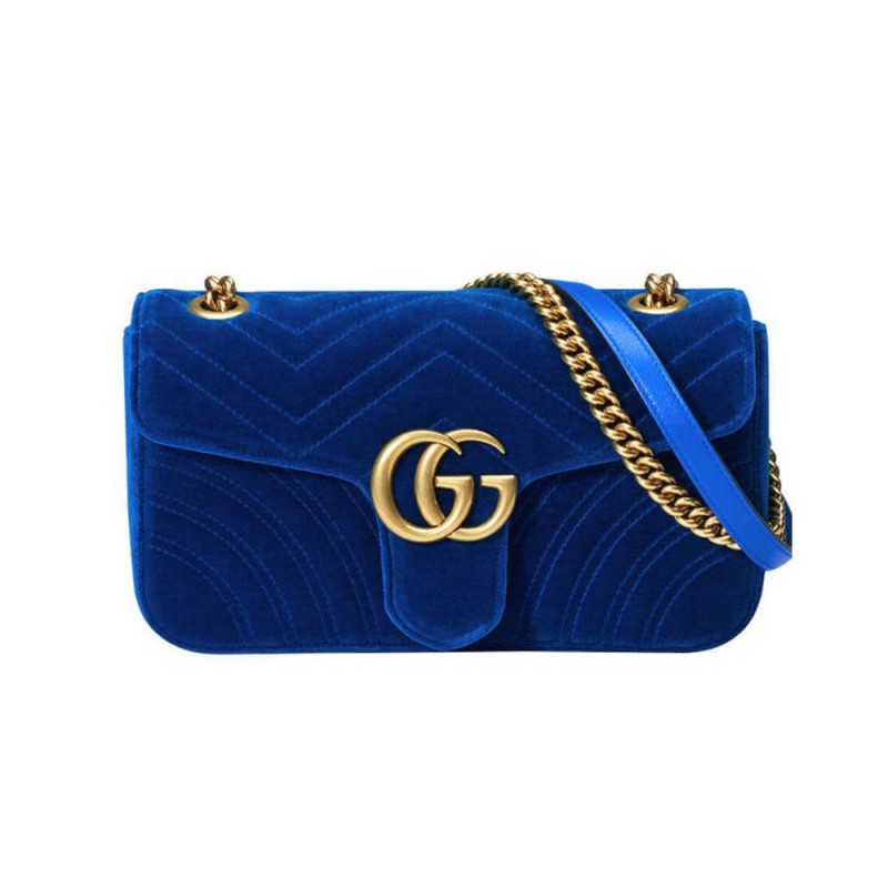 Gucci GG Marmont Velvet Shoulder Bag 443497