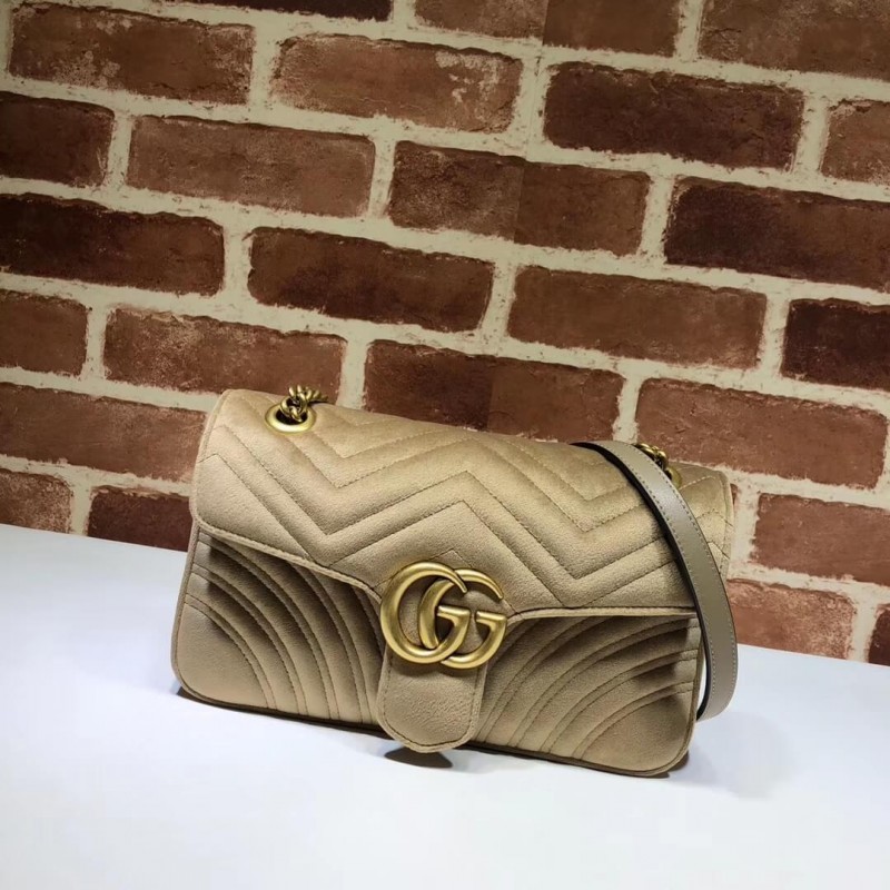 Gucci GG Marmont Velvet Shoulder Bag 443497