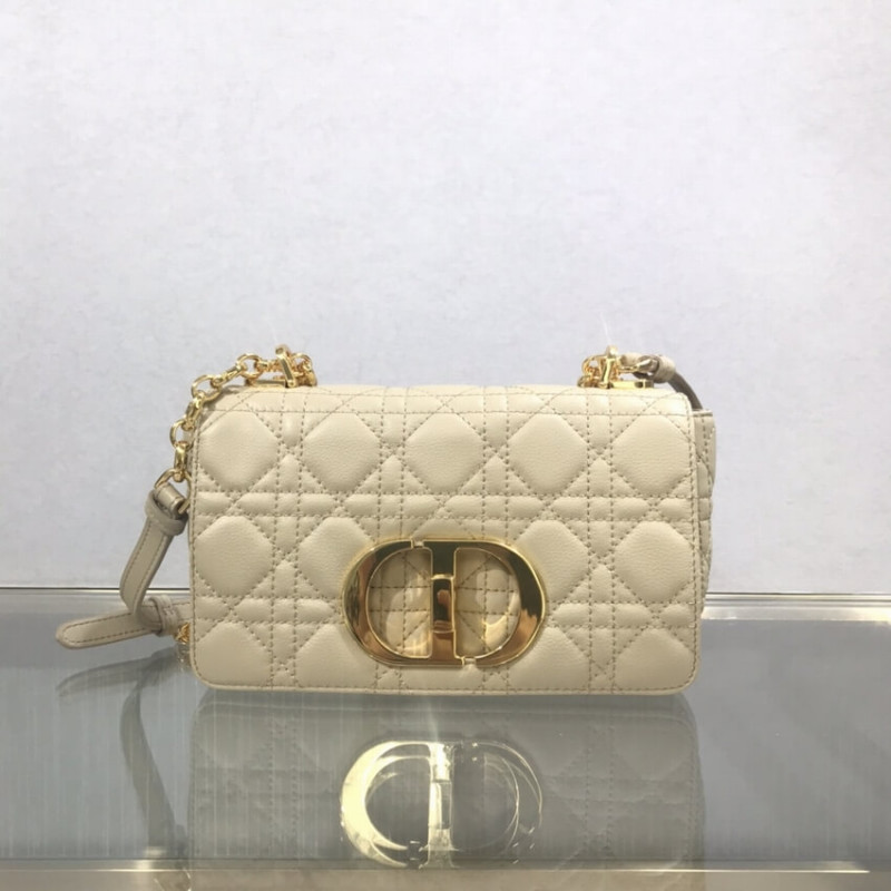 Dior Small Caro Bag Supple Cannage Calfskin M9241