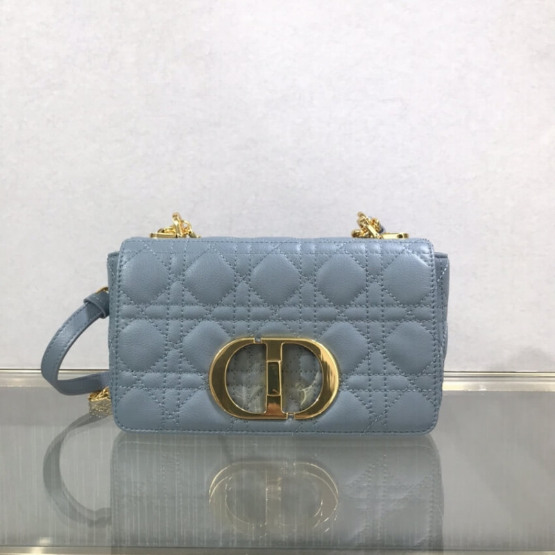 Dior Small Caro Bag Supple Cannage Calfskin M9241