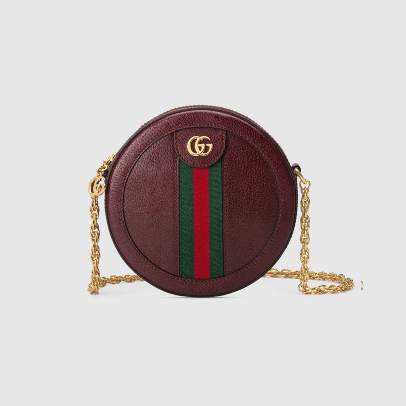 Gucci Ophidia Mini Round Shoulder Bag 550618