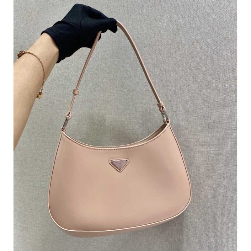 Prada Cleo Brushed Leather Shoulder Bag 1BC499