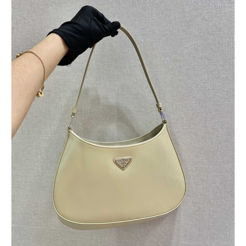 Prada Cleo Brushed Leather Shoulder Bag 1BC499