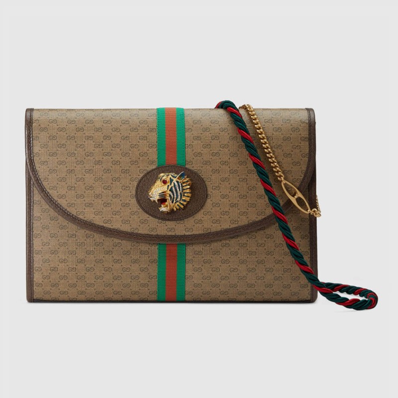 Gucci Rajah Medium Shoulder Bag 564697 Coffee