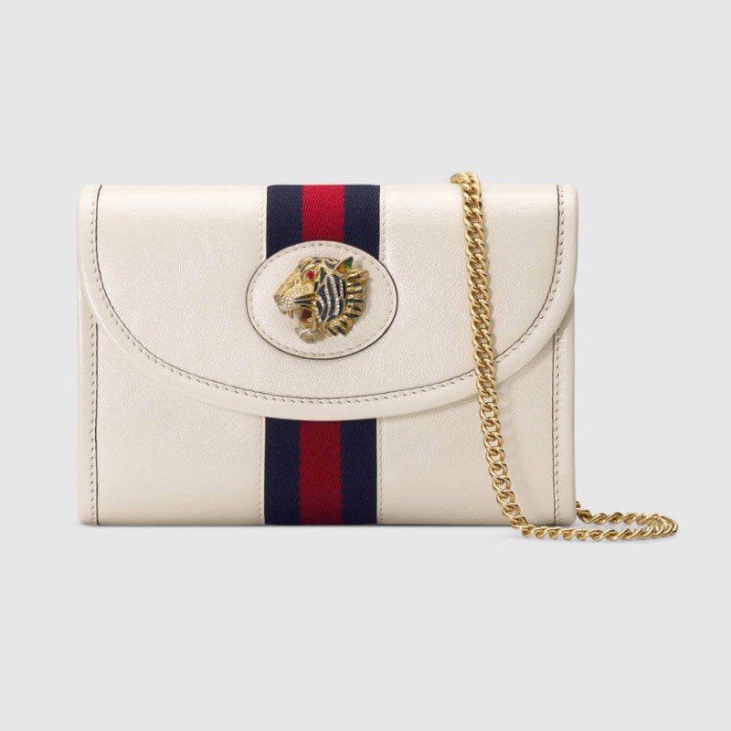 Gucci Smooth Leather Rajah Mini Bag 573797