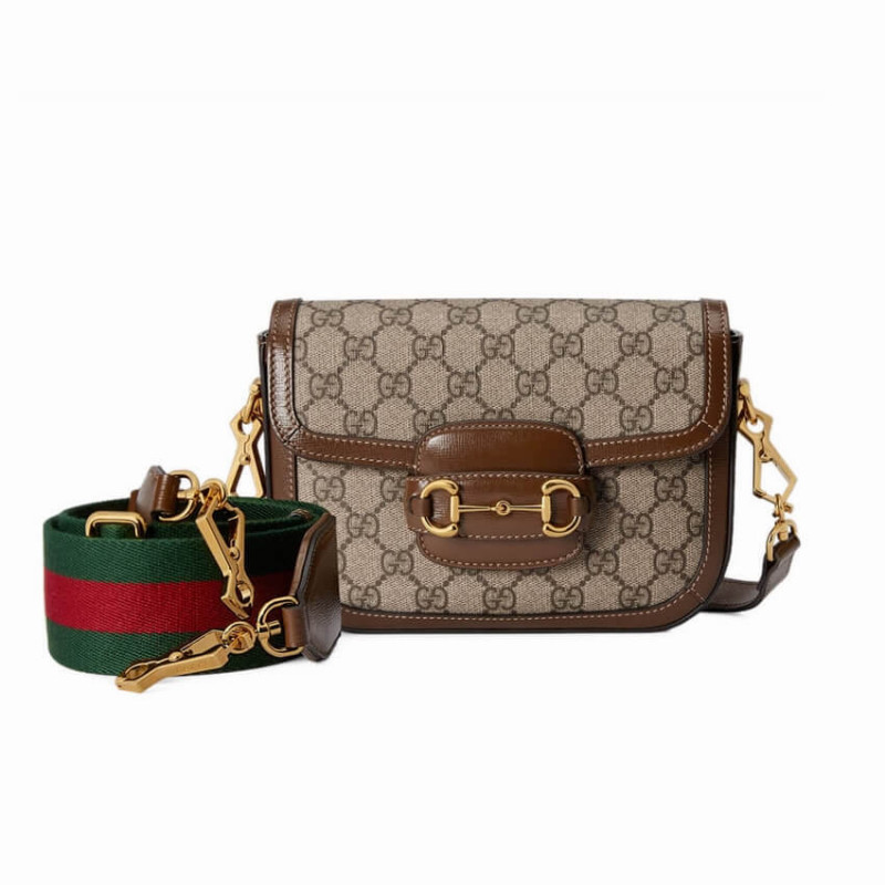 Gucci Horsebit 1955 Mini Bag in GG Supreme 658574