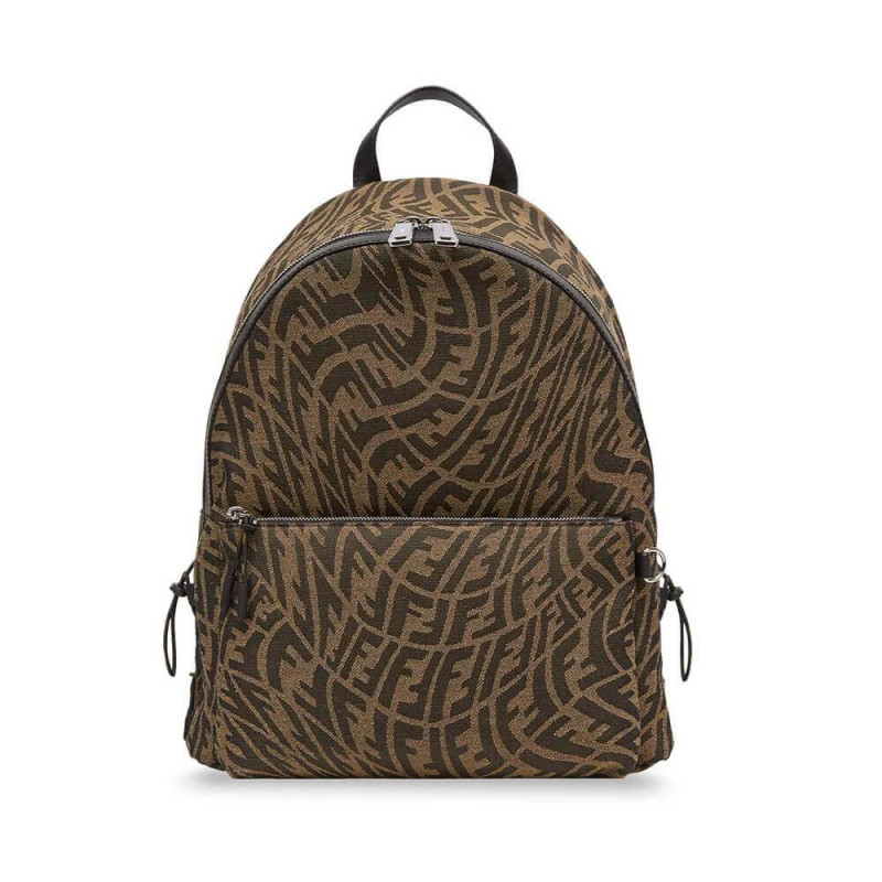 Fendi FF-Vertigo Jacquard Twill Backpack 1859487