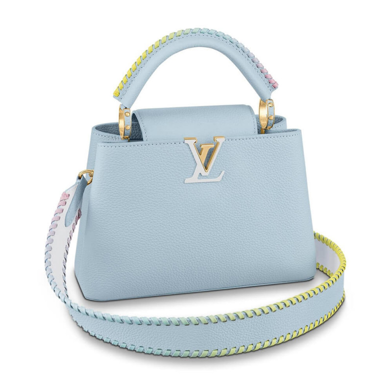 Louis Vuitton Capucines MM Bag M57672 Olympus Blue