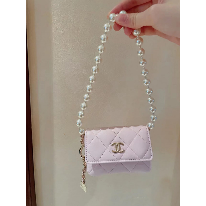 Chanel Lambskin Belt Bag AP2654 Pink