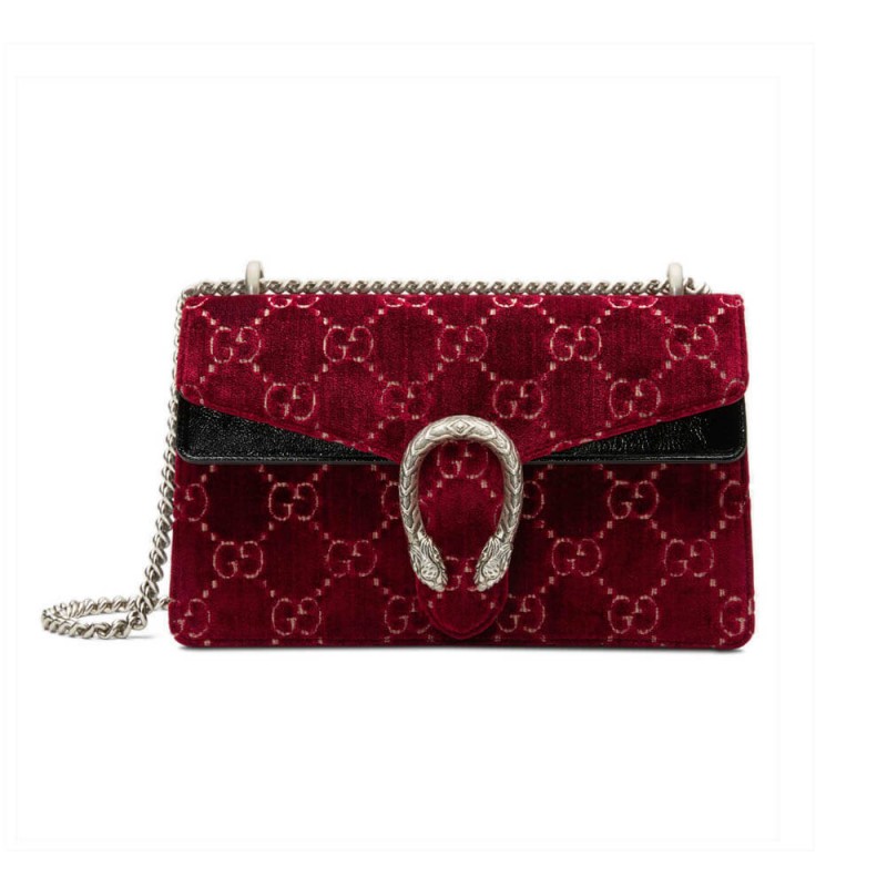 Gucci Dionysus GG Velvet Small Shoulder Bag 400249