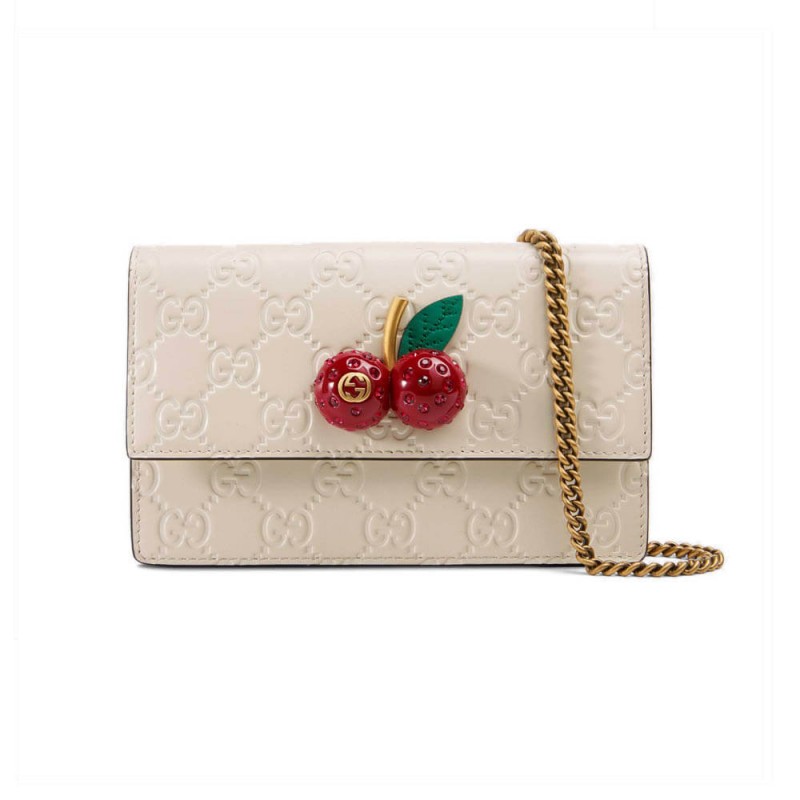 Gucci Signature Mini Bag With Cherries 481291