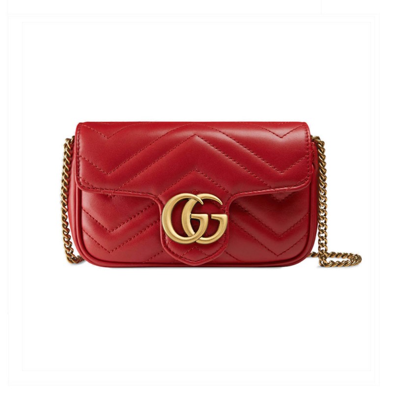 Gucci GG Marmont Matelassé Super Mini Bag 476433