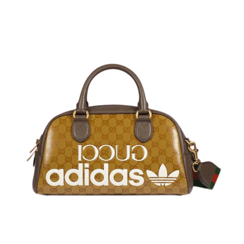 adidas x Gucci Mini Duffle Bag 702397 in GG Crystal Canvas