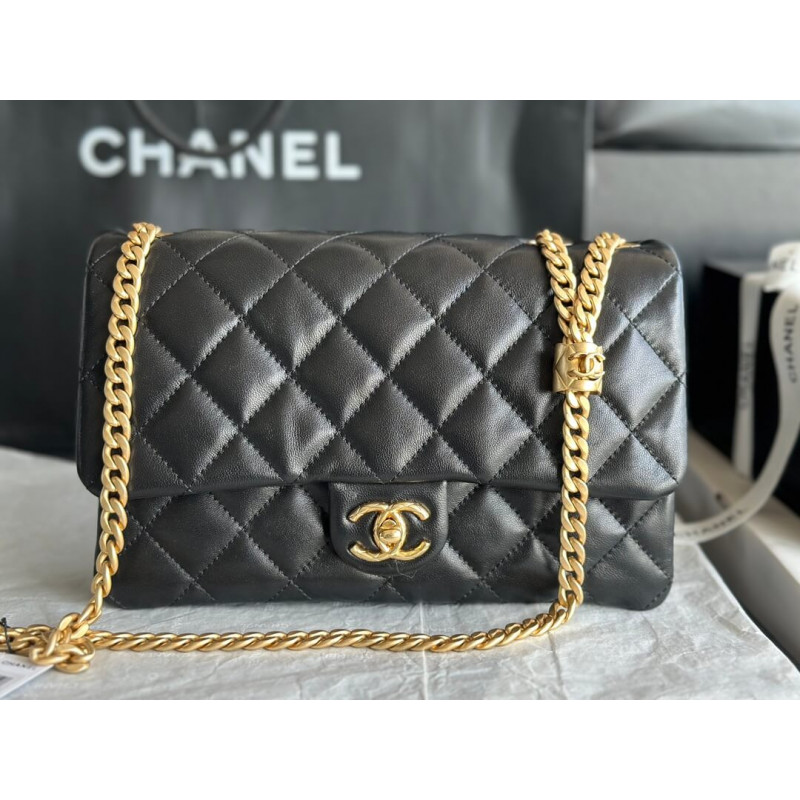 Chanel Lambskin Flap Bag AS3609