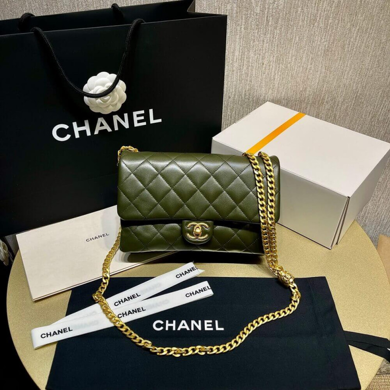 Chanel Lambskin Flap Bag AS3609