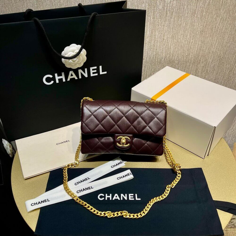 Chanel Lambskin Small Flap Bag AS3393