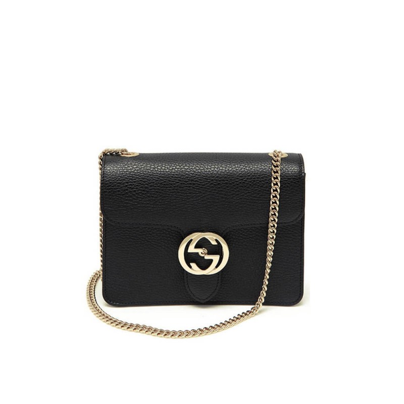 Gucci Interlocking Chain Leather Cross Body Bag 510304