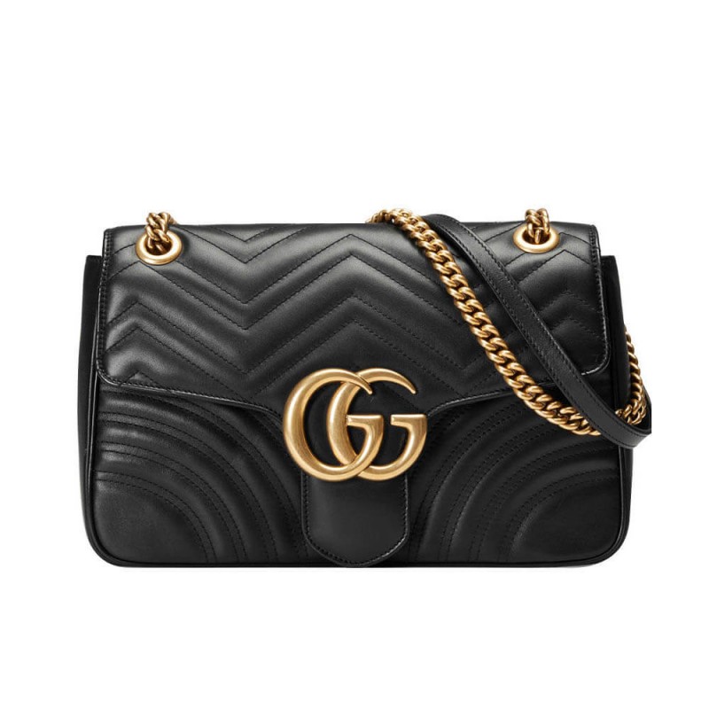 Gucci GG Marmont Medium Matelassé Shoulder Bag 443496