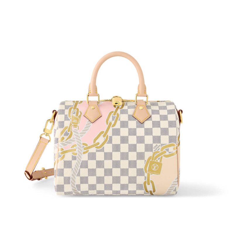 Louis Vuitton Damie Azur Speedy Bandouliere 25 N40473