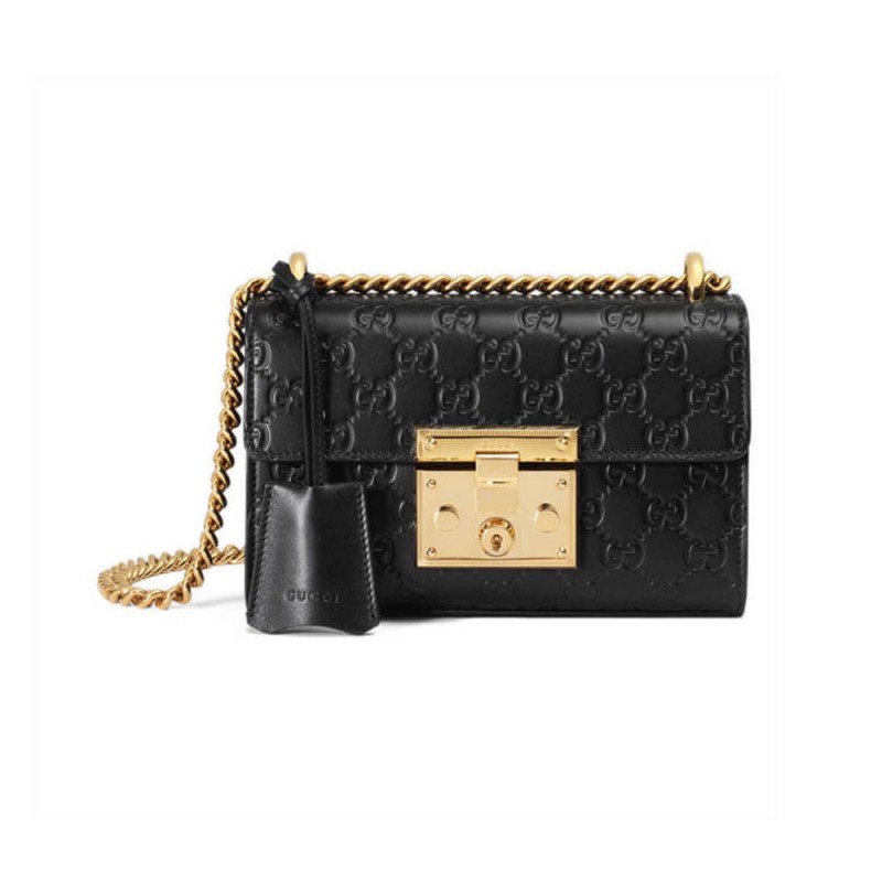 Gucci Padlock Small Gucci Signature Shoulder Bag 409487