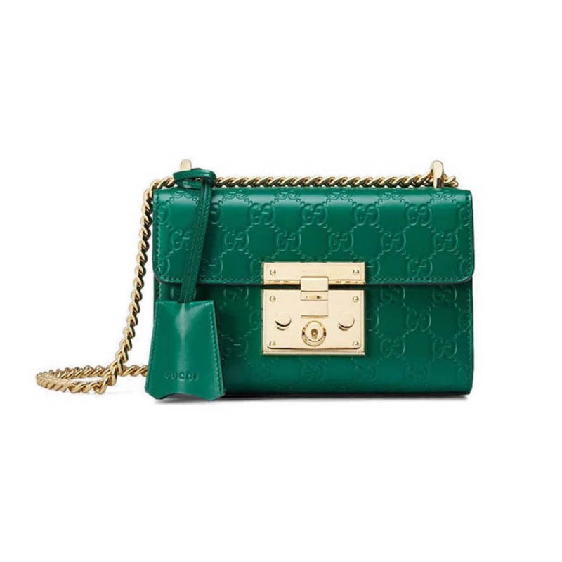 Gucci Padlock Small Gucci Signature Shoulder Bag 409487