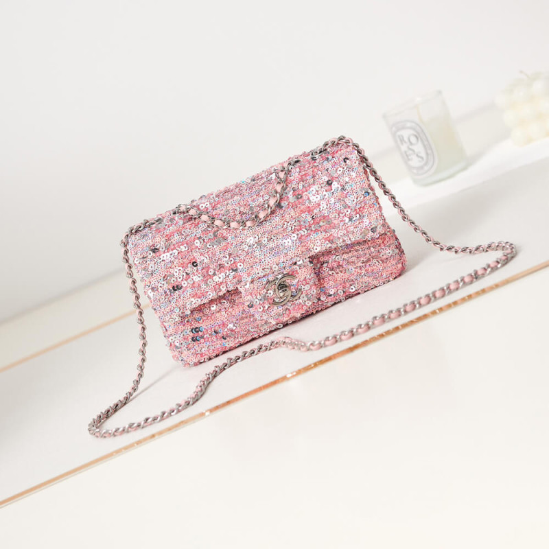 Chanel Sequins Mini Flap Bag AS3965