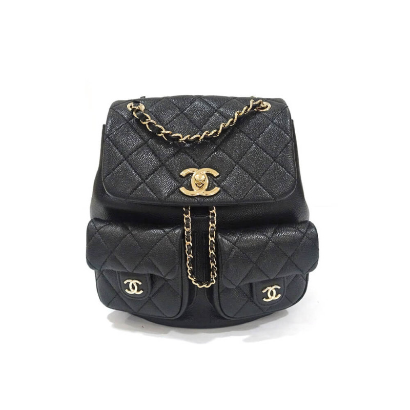 Chanel Small Duma Backpack Caviar Calfskin AS3860