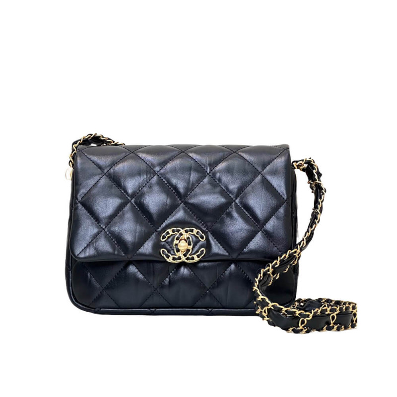 Chanel Lambskin Flap Bag AS4423 Black
