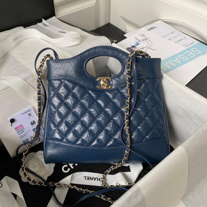 Chanel 31 Mini Calfskin Shopping Bag AS4133