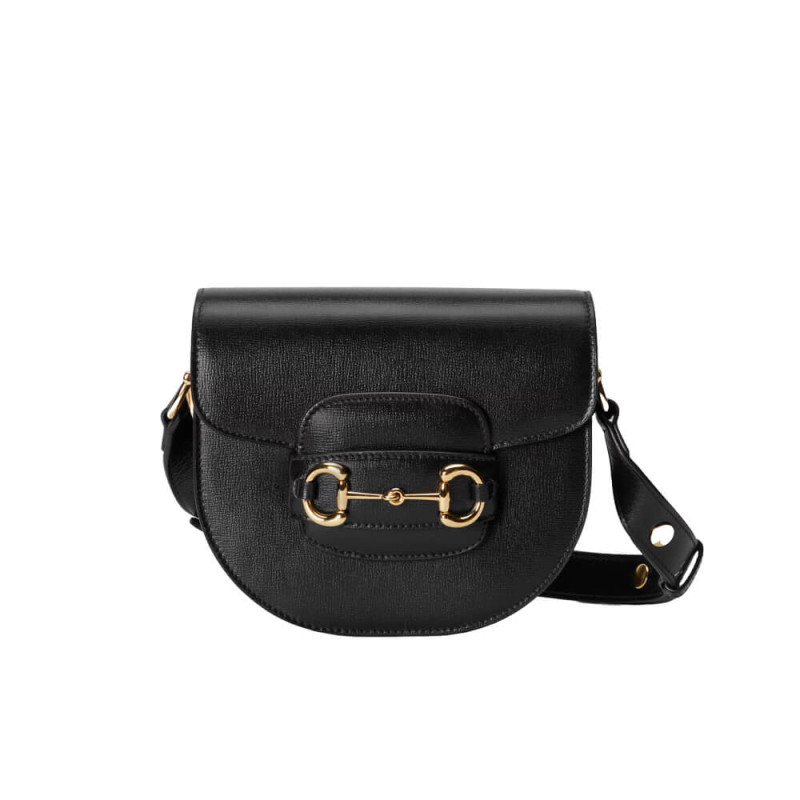 Gucci Leather Horsebit 1955 Mini Rounded Bag 760191