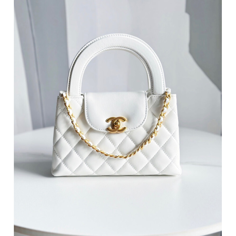 Chanel Kelly Mini Shopping Bag AS4416 Shiny Aged Calfskin