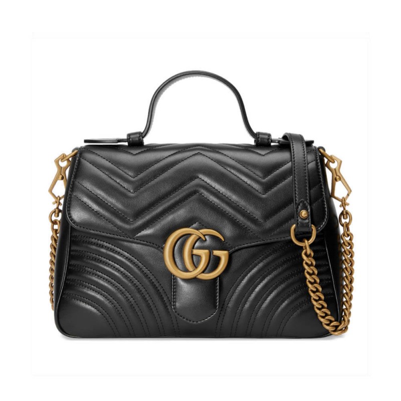 Gucci GG Marmont Matelasse Top Handle Bag 498110