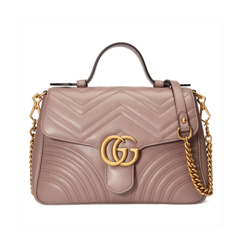 Gucci GG Marmont Matelasse Top Handle Bag 498110