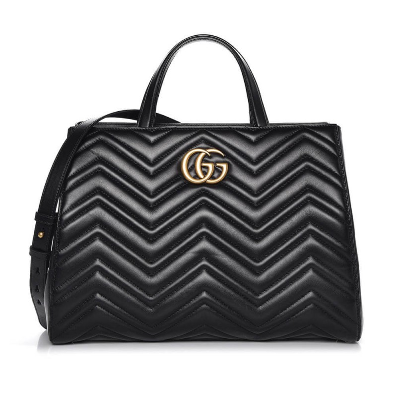 Gucci GG Marmont Medium Matelasse Top Handle Bag 443505