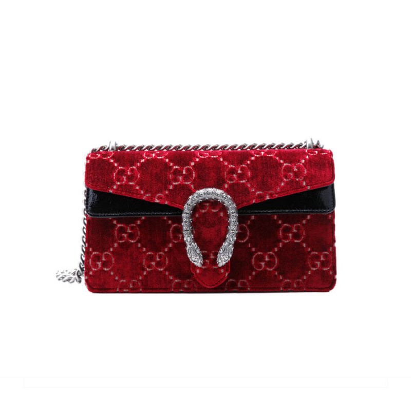 Gucci Dionysus GG Velvet Small Shoulder Bag 499623