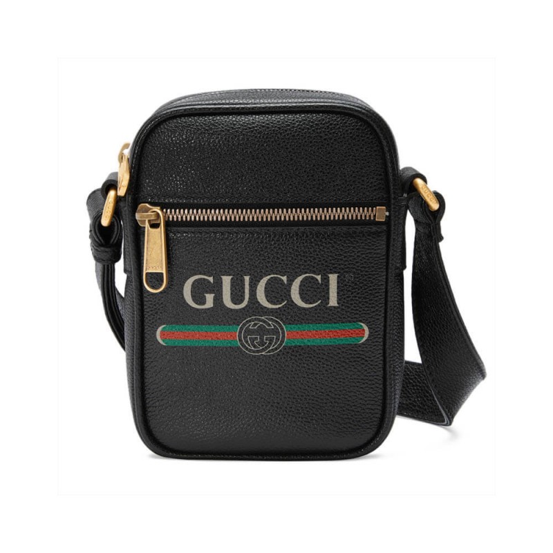 Gucci Print Leather Shoulder Bag 574803