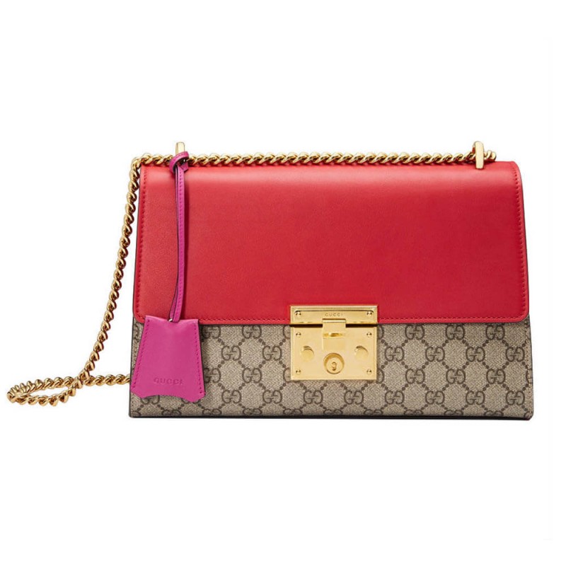 Gucci Padlock Medium GG Shoulder Bag 409486