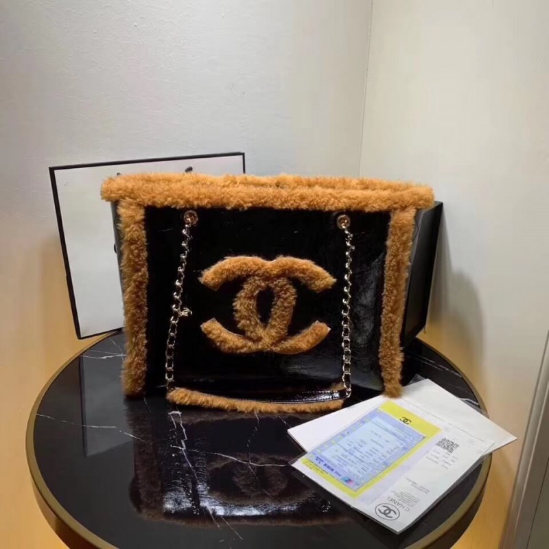 Chanel Sheepskin Shopping Bag AS1167