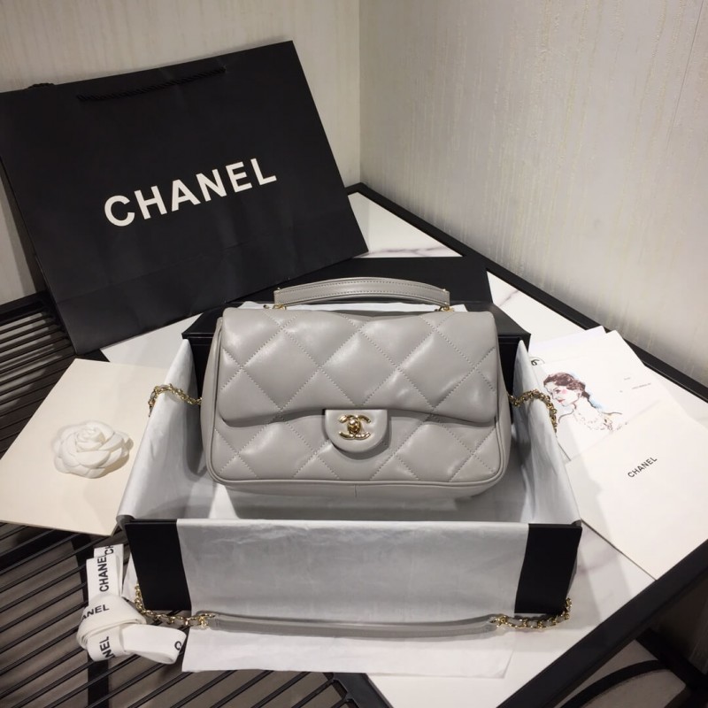 Chanel Large Flap Bag With Handle AS1115