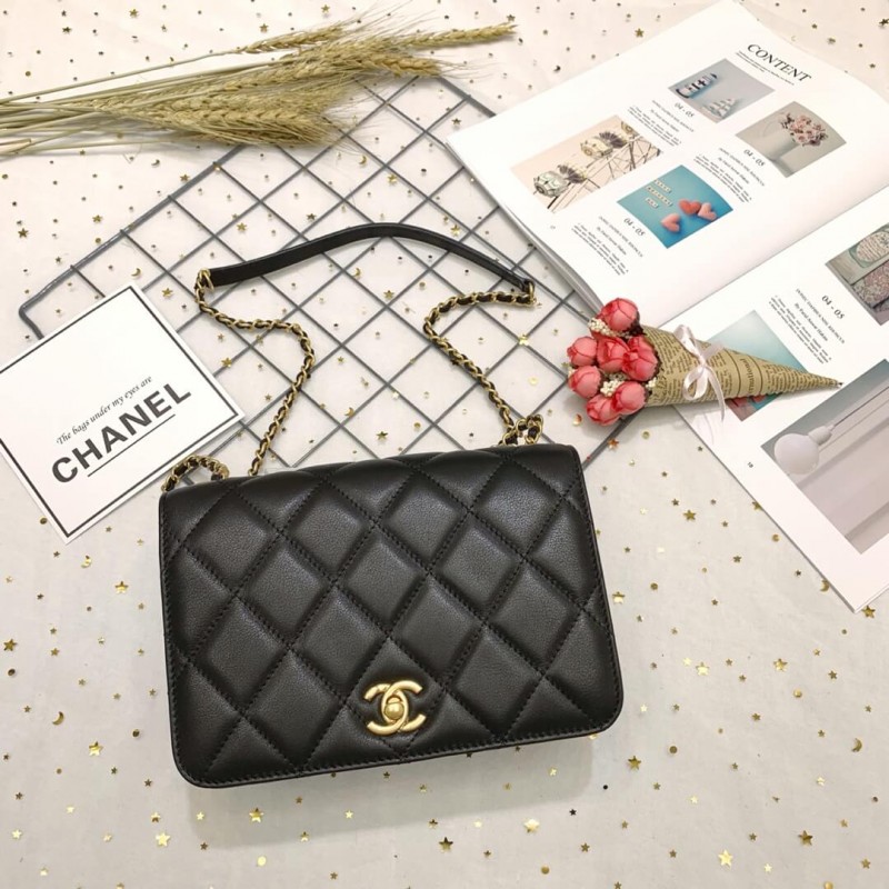 Chanel Calf Leather Single Flap Bag AS8869