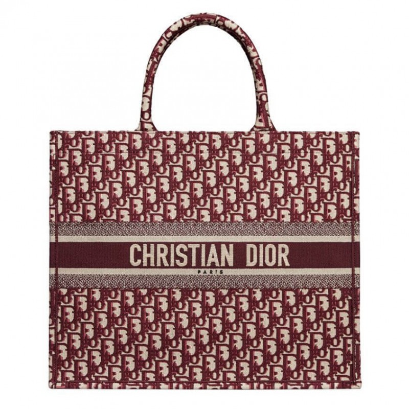 Christian Dior Book Tote Bag Oblique Print M1286