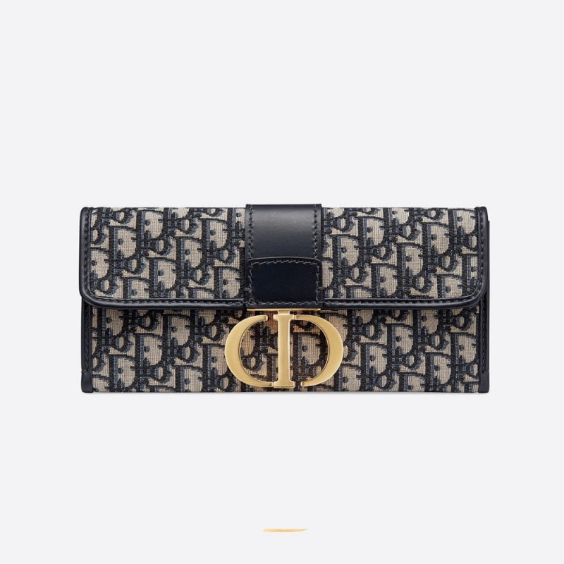 Christian Dior 30 Montaigne Jacquard Canvas Clutch Bag M9206