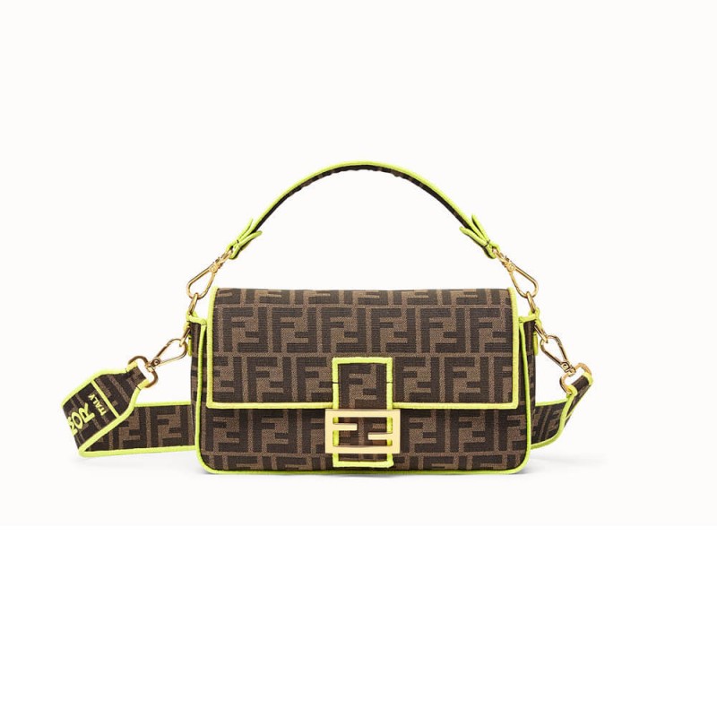 Fendi Roma Amor Fabric Baguette Bag 8BR600